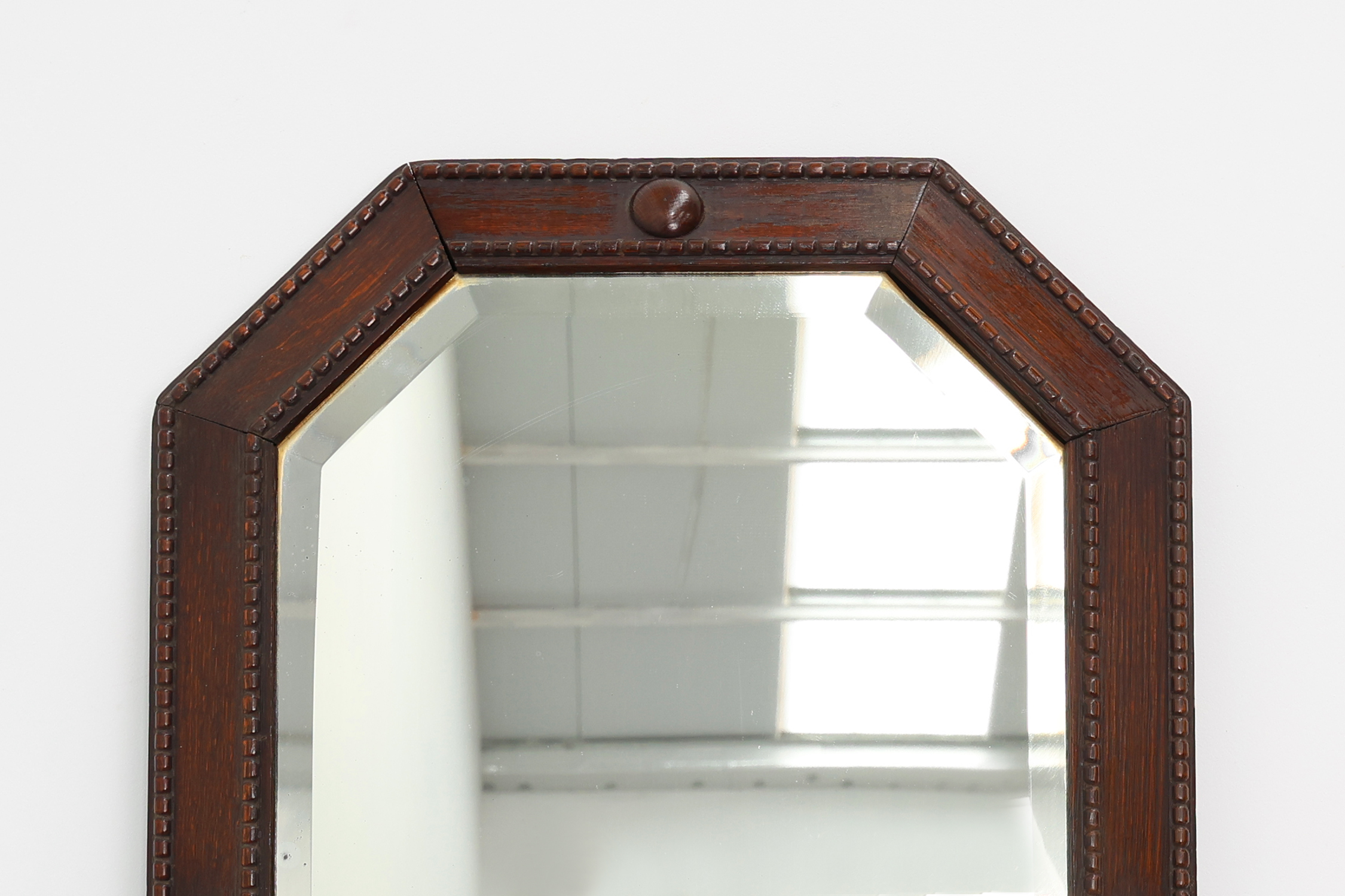 French Art Deco Mirror in Wood, circa 1920thumbnail